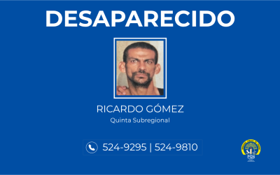 Se solicita apoyo de la ciudadanía para ubicar a una persona desaparecida