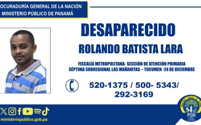 Se solicita apoyo de la ciudadanía para ubicar a persona desaparecida