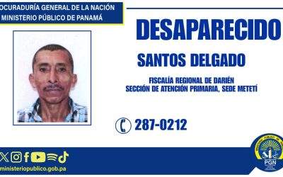 Se solicita colaboración de la ciudadanía para dar con el paradero de una persona