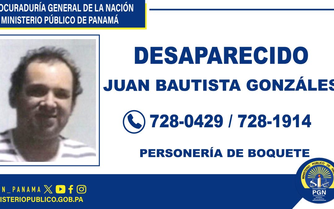 Piden colaboración a la ciudadana para ubicar a una persona desaparecida