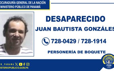 Piden colaboración a la ciudadana para ubicar a una persona desaparecida