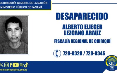 En Chiriquí se pide colaboración para ubicar a una persona desaparecida en el distrito de Barú