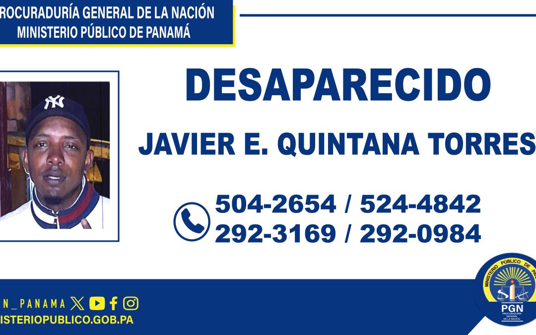 Se solicita la colaboración para ubicar a una persona desaparecida