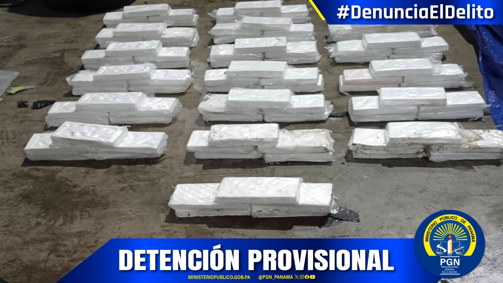 Por posesión agravada y traspaso de sustancias ilícitas, ordenan la detención provisional de un hombre en Chiriquí