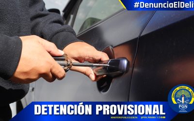 Detención provisional para una persona por robo de auto y asociación ilícita