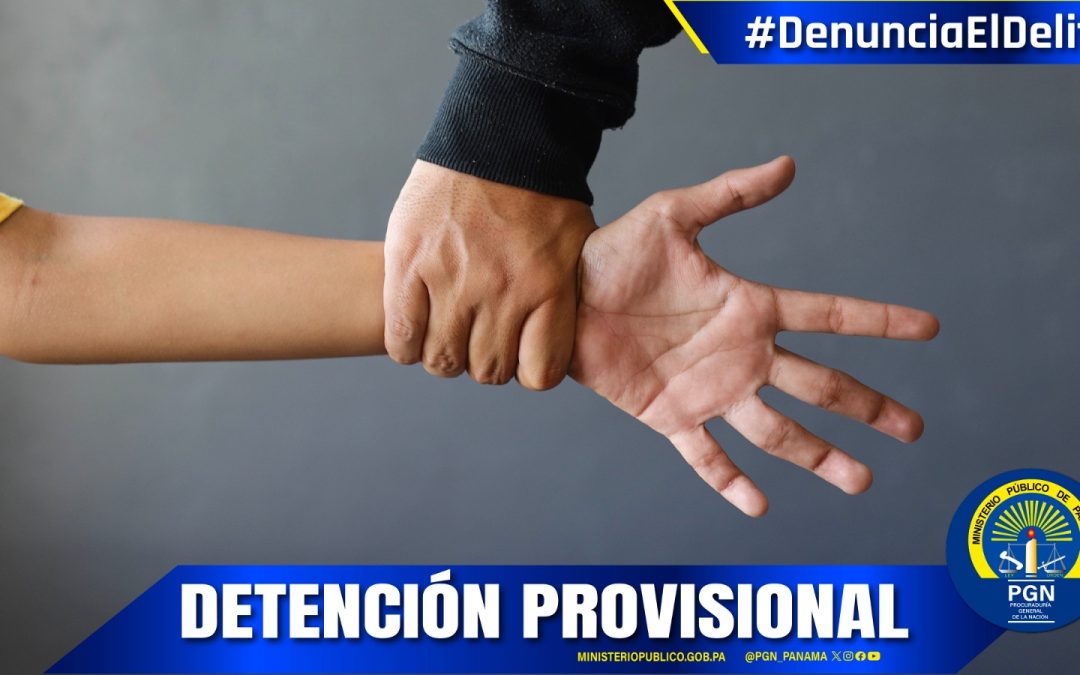 Hombre queda detenido por violencia de género