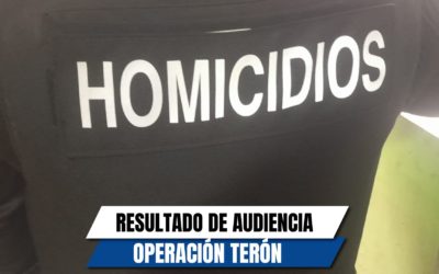 Ordenan detención de dos personas capturadas en la operación “Terón” imputadas por homicidio y tentativa