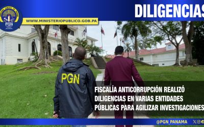 Fiscalía Anticorrupción realiza diversas diligencias para agilizar investigaciones