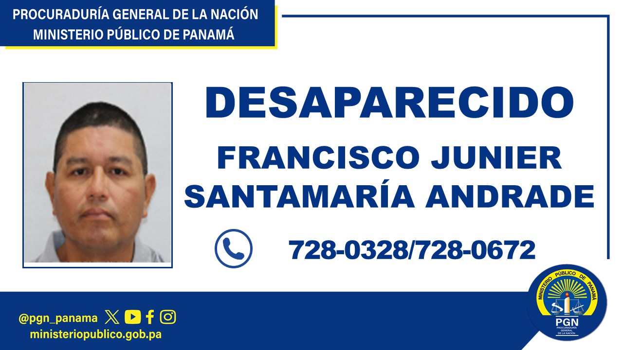 Se pide colaboración para ubicar a una persona desaparecida en Bugaba