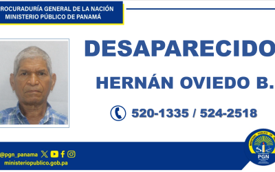 Se solicita su colaboración para ubicar a una persona de la tercera edad