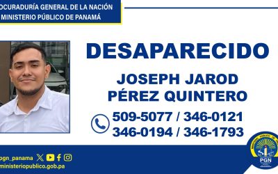 Se solicita la cooperación para ubicar a una persona desaparecida