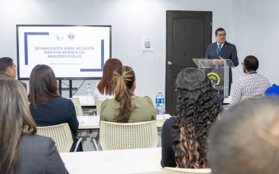 Secretario General participa en apertura de jornada de sensibilización sobre mediación para funcionarios del Ministerio Público