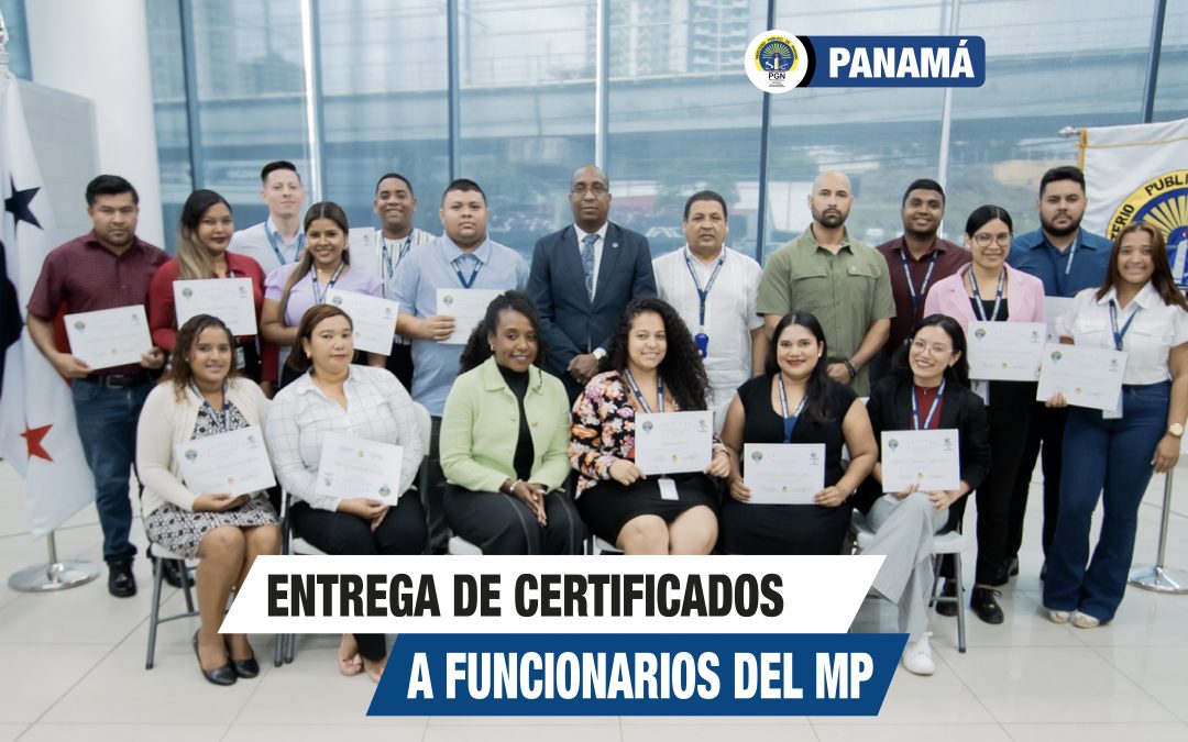 Procurador General de la Nación realiza acto de entrega de certificados de finalización de cursos