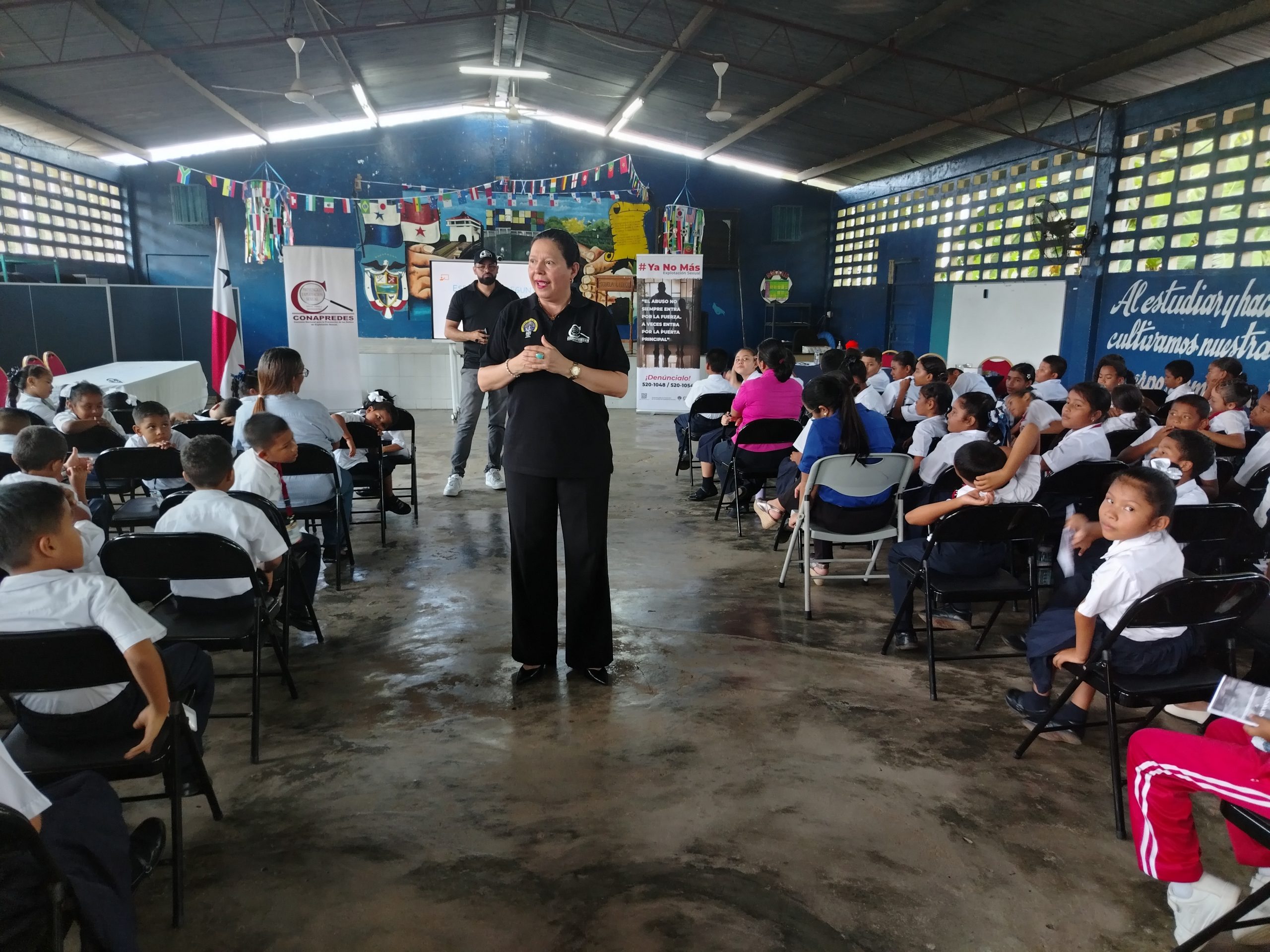 Conapredes fortalece la prevención de la explotación sexual en centros educativos de Panamá Oeste