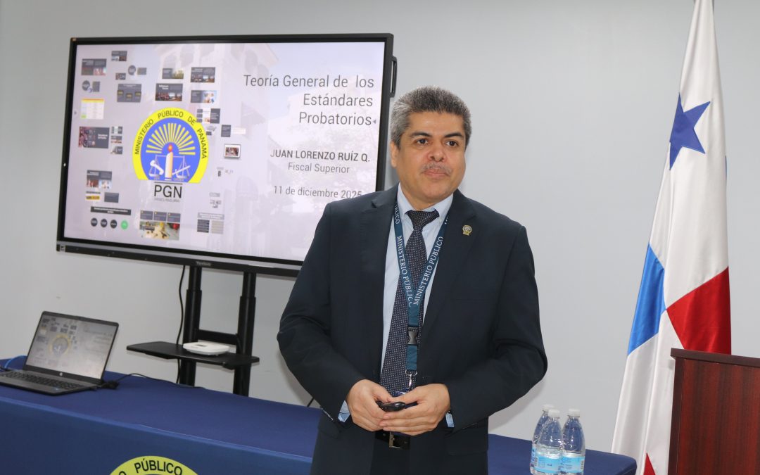 Instituto Superior de Formación de Fiscales fortalece conocimientos sobre estándares probatorios en el proceso penal