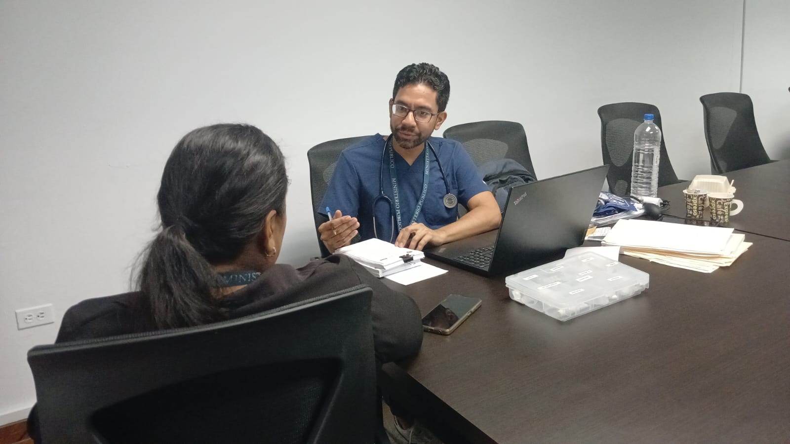 Funcionarios de la Fiscalía Regional de Veraguas participan en jornada de salud integral