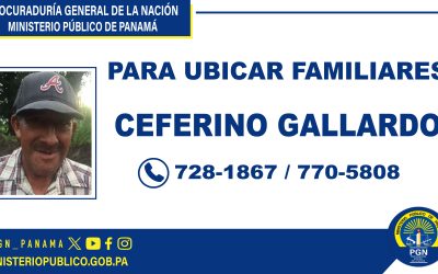 Personería de Boquerón solicita colaboración a la ciudadanía para ubicar a familiares de una persona