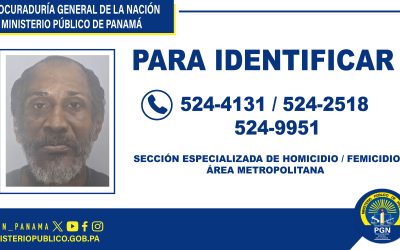 Se solicita la colaboración para la identificación de una persona