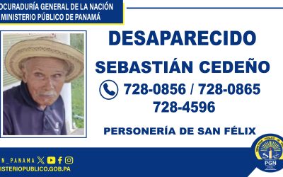 Reportan adulto mayor desaparecido en Oriente piden colaboración para dar con su paradero