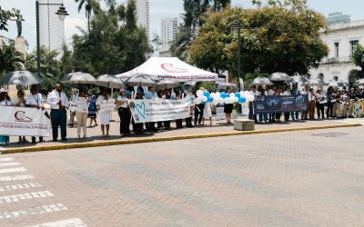 CONAPREDES realiza cadena humana para decir #YaNoMásExplotaciónSexual