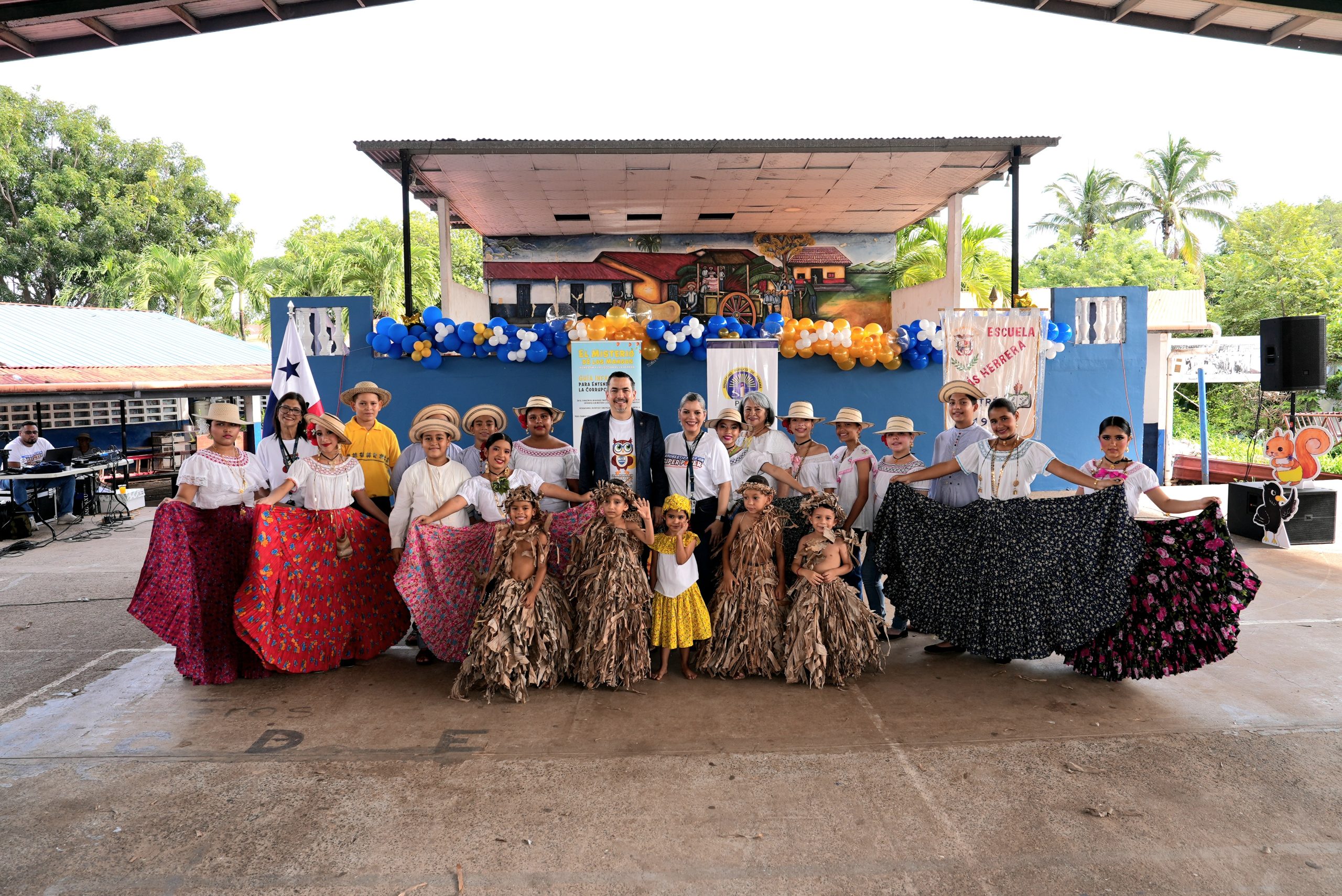 PGN participó de la campaña de valores de Honestín junto a los estudiantes de la Escuela Tomás Herrera de Chitré