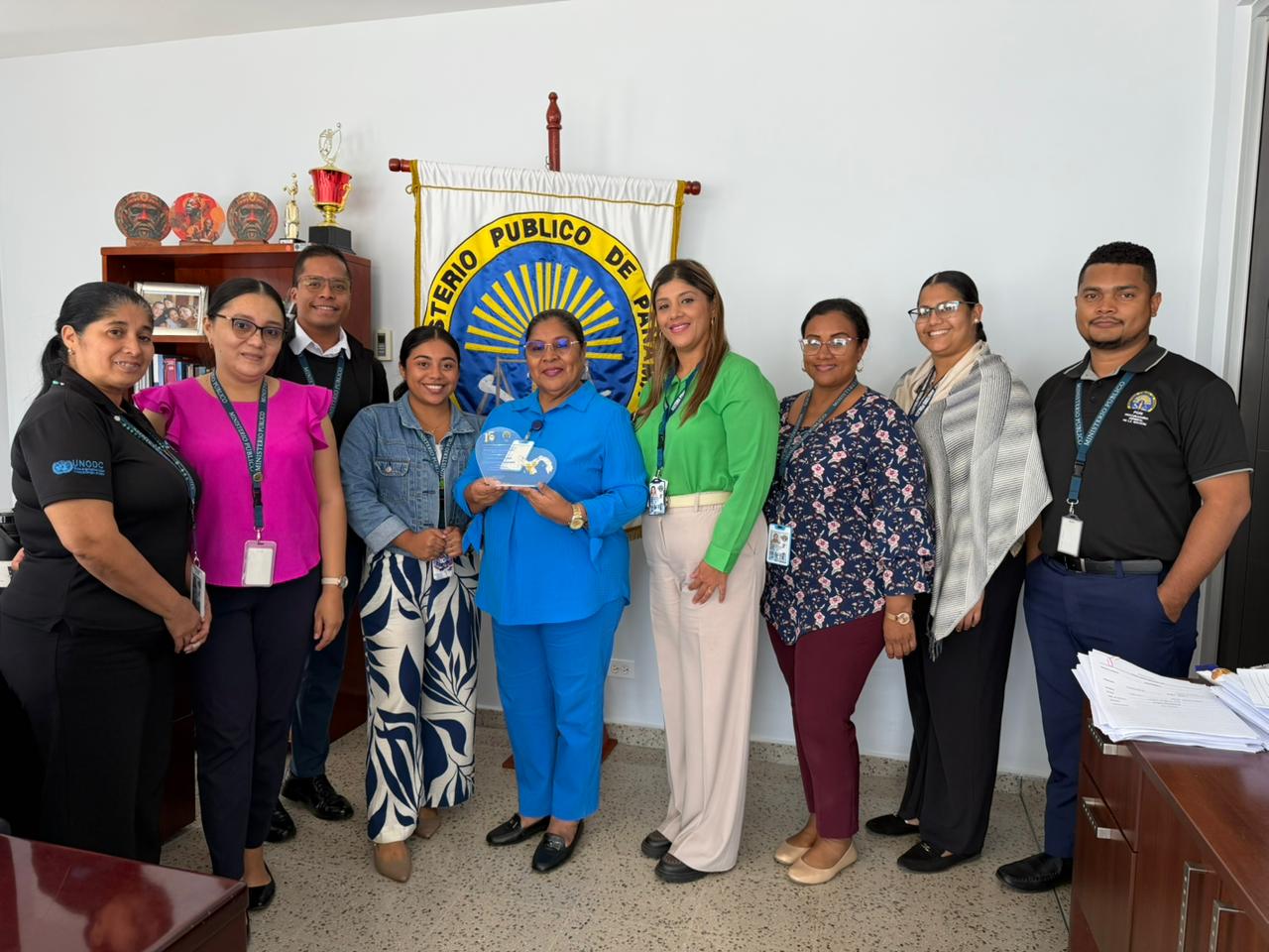 UPAVIT Coclé recibe reconocimiento por su labor en los 15 años del Sistema Penal Acusatorio