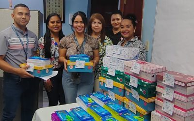 Ministerio Público de Veraguas apoya a funcionarios con utiles escolares
