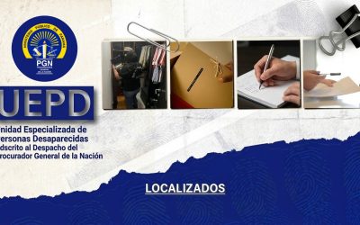 Un total de 7 personas fueron localizadas hoy, por la Unidad Especializada de Personas Desaparecidas