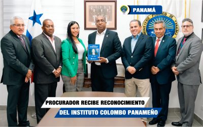 Miembros del Instituto Colombo Panameño de Derecho Procesal reconocen labor del Procurador Javier Caraballo