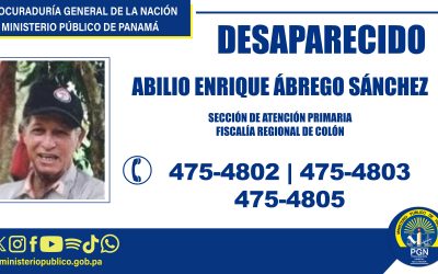 Se solicita apoyo de la ciudadanía para ubicar a una persona desaparecida