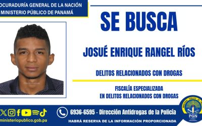 Lo buscan por delitos relacionados con drogas