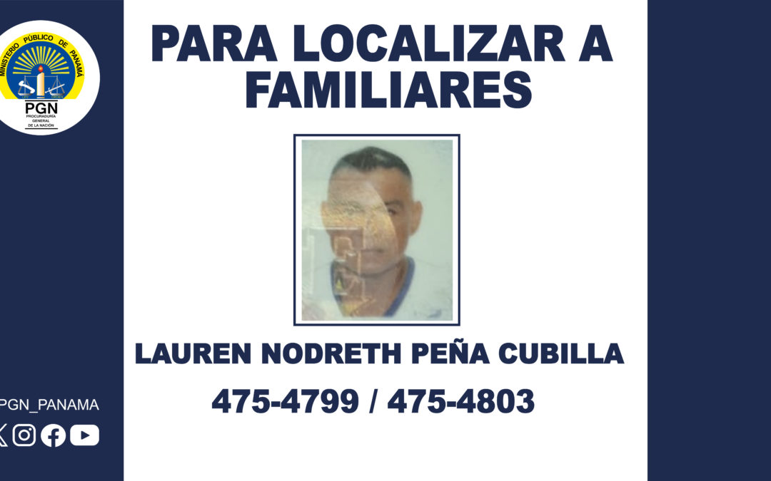 Fiscalía Regional de Colón y Guna Yala busca a familiares de ciudadano fallecido en Río Gatún