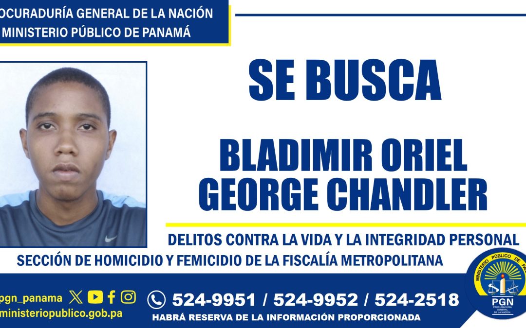 Sección de Homicidio y Femicidio solicita información de la ciudadanía para dar con el paradero de un ciudadano