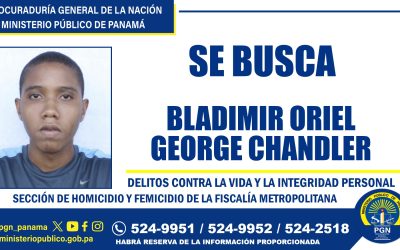 Sección de Homicidio y Femicidio solicita información de la ciudadanía para dar con el paradero de un ciudadano