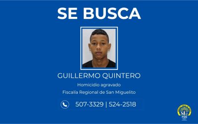 En San Miguelito requieren ubicar a un ciudadano vinculado a un homicidio