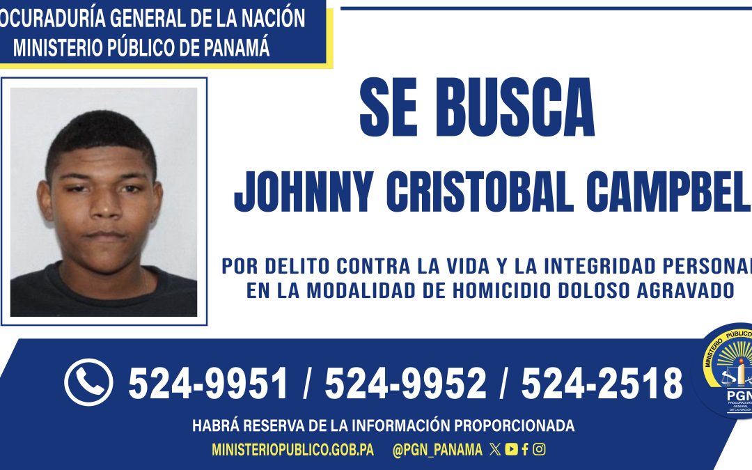 Sección de Homicidio y Femicidio solicita información de la ciudadanía para dar con la aprehensión de una persona