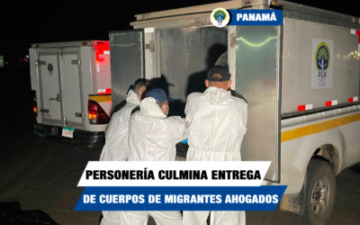 Personería de Guna Yala culminó entrega de cuerpos de migrantes que murieron ahogados en Carreto