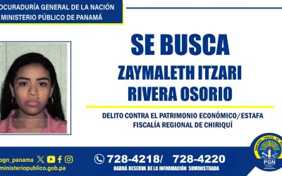 Se solicita colaboración para ubicar a una mujer investigada por el delito de estafa