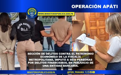 Seis personas aprehendidas en la Operación Apáti fueron imputadas por delitos financieros
