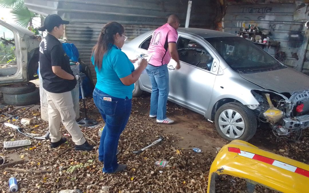 Mediante operación “Ruedas” la Fiscalía Regional de Panamá Oeste ubicó seis vehículos relacionados con los delitos de apropiación indebida y hurto