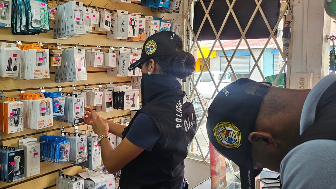 Unos 186 productos incautados tras la ejecución de la Operación Sonido en Penonomé