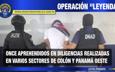 Desarrollan operación “Leyenda” contra el narcotráfico en Colón y Panamá Oeste