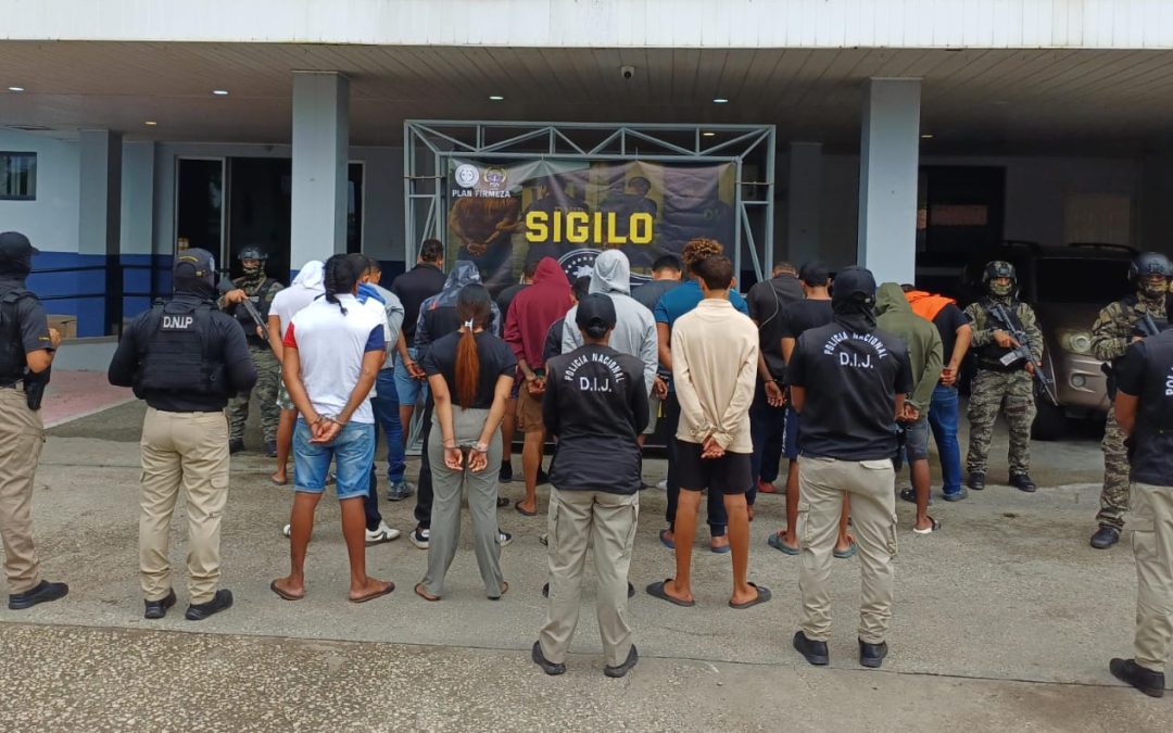 Más de veinte personas aprehendidas por pandillerismo en la Operación Sigilo