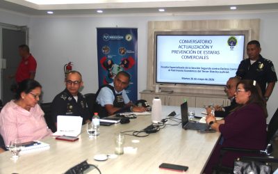 Fiscalía de Chiriquí realiza conversatorio con empresarios sobre medidas de prevención de delitos de estafas