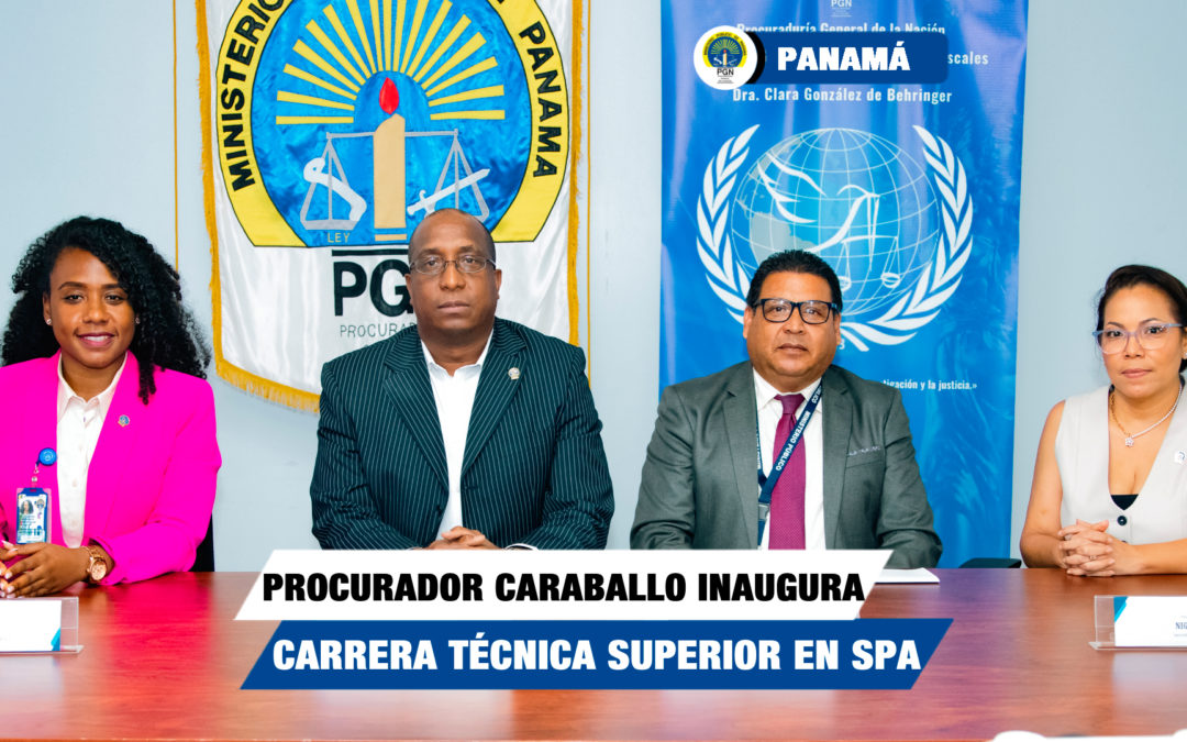 Procurador Javier Caraballo inaugura Carrera Técnica Superior en SPA