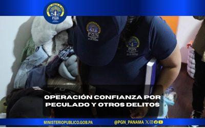 Diligencias de allanamientos como parte de investigación por delito de peculado, blanqueo de capitales y delitos financieros