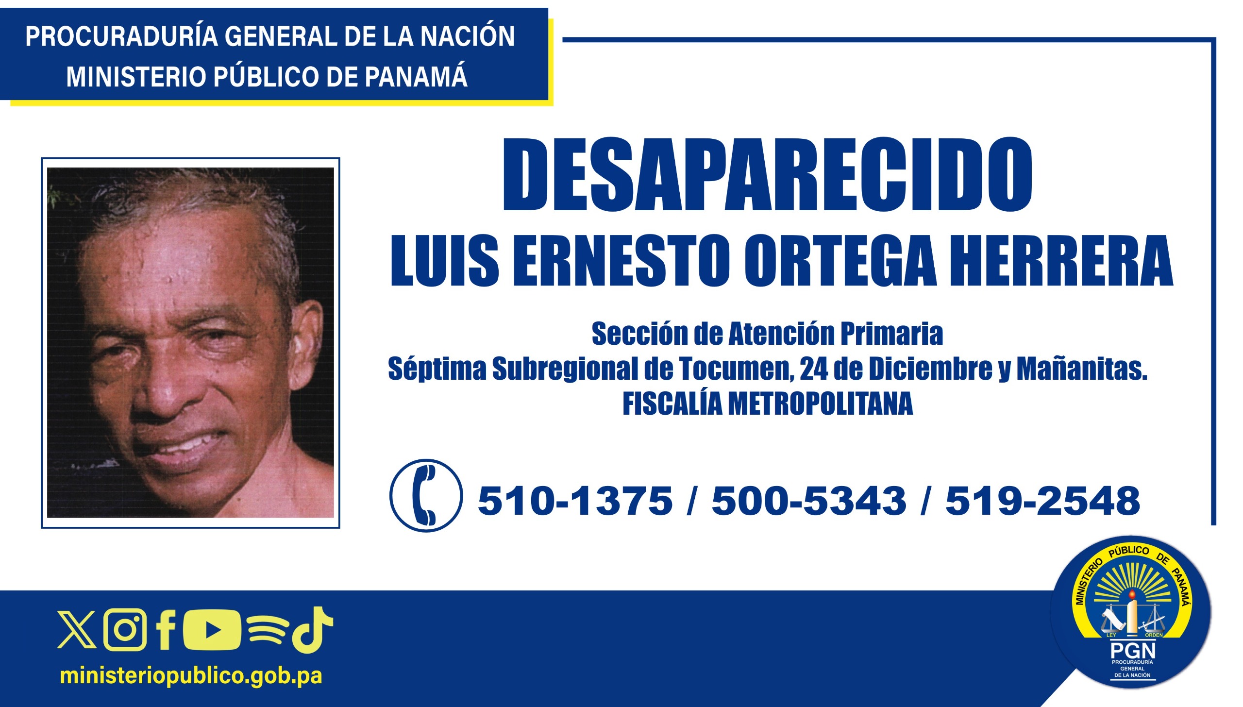 Se solicita apoyo a la ciudadanía para ubicar a una persona desaparecida