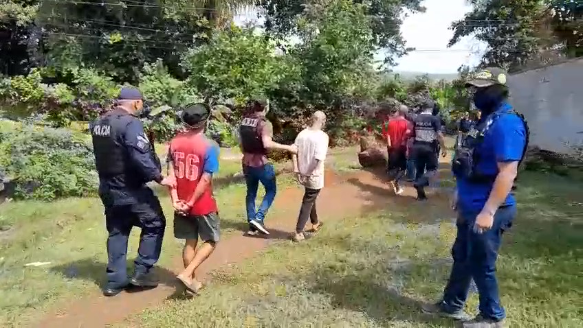 La Fiscalía Regional de Panamá Oeste aprehende a nueve personas por privación de libertad y posesión ilícita de arma de fuego