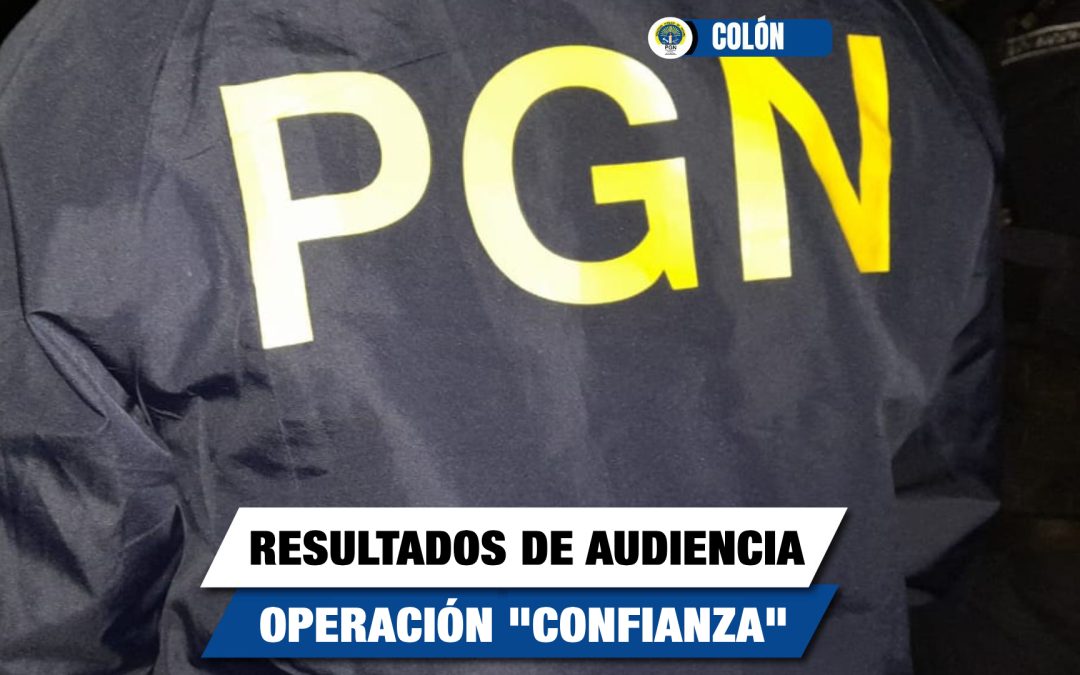 Imputan a 14 personas por el delito de pandillerismo aprehendidas en la operación “Confianza”