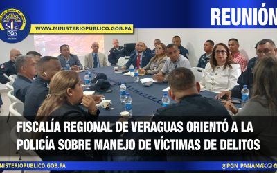 Fiscalía Regional de Veraguas se reúne con brazos auxiliares